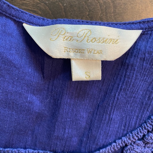 Pia Rossini purple beach cover up. Size small - Picture 4 of 5